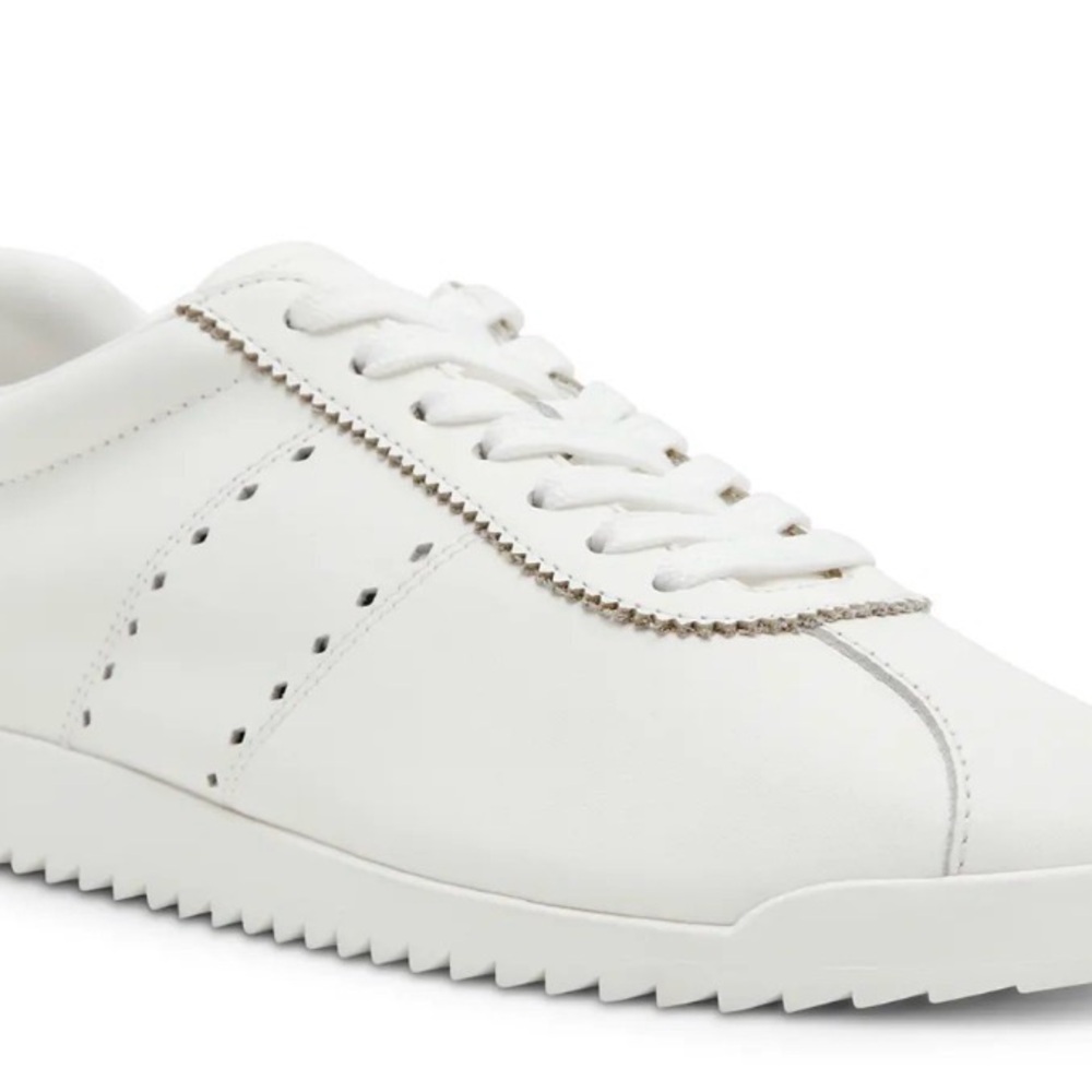 Steve Madden White Leather Women Sneakers